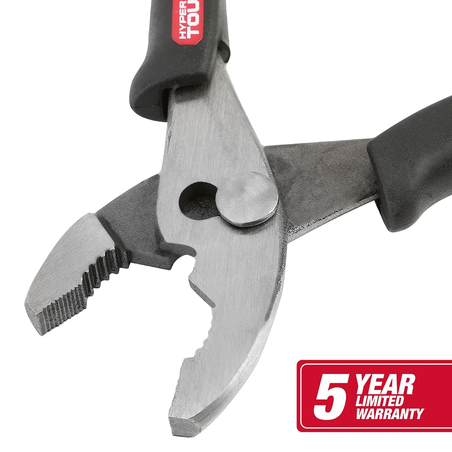 6-Inch Slip Joint Pliers with Ergonomic Soft Grip Handles