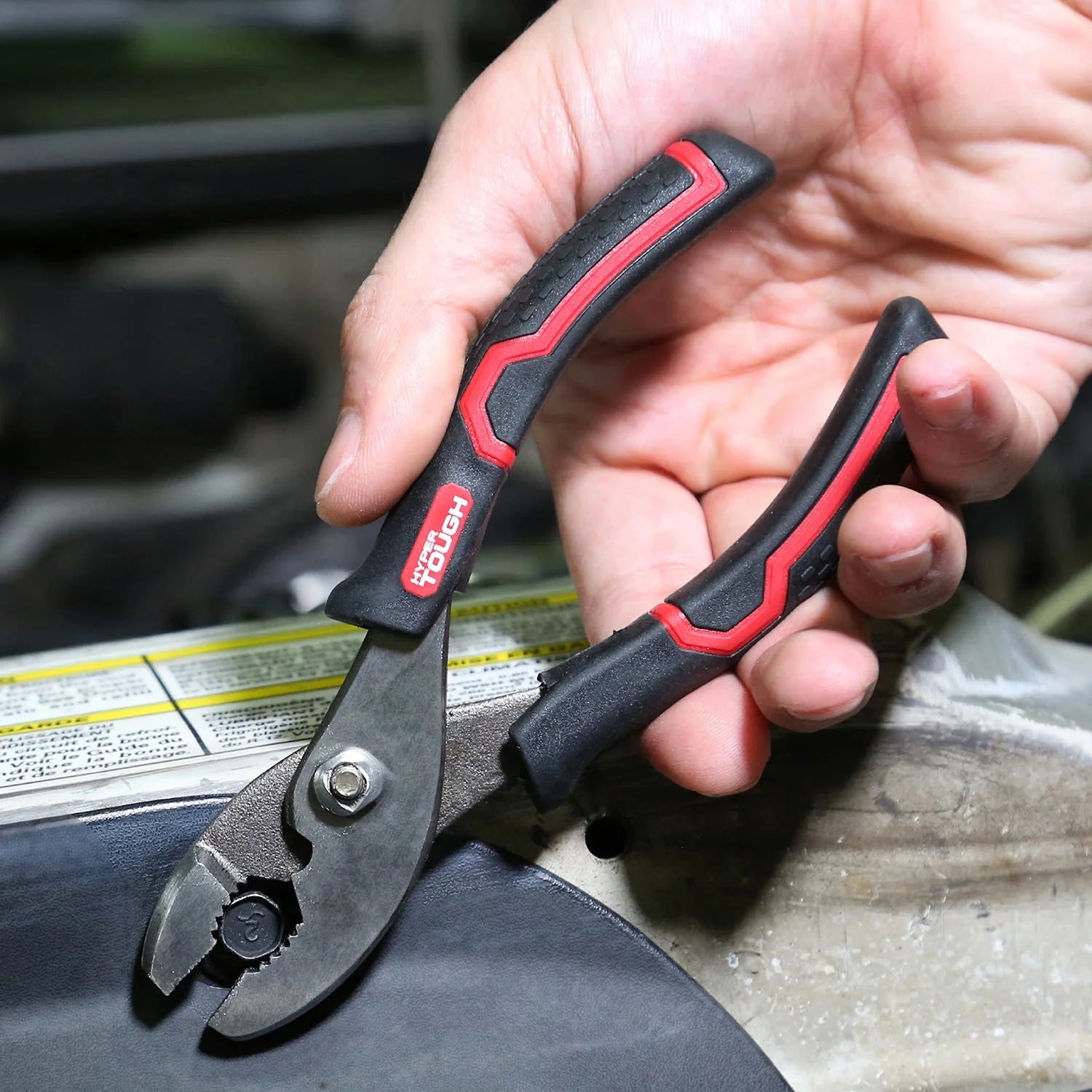 6-Inch Slip Joint Pliers with Ergonomic Soft Grip Handles